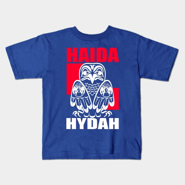 HAIDA EAGLE-1 Kids T-Shirt by truthtopower